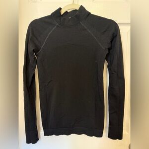Lululemon Mock Neck Base Layer Wool Blend Size S